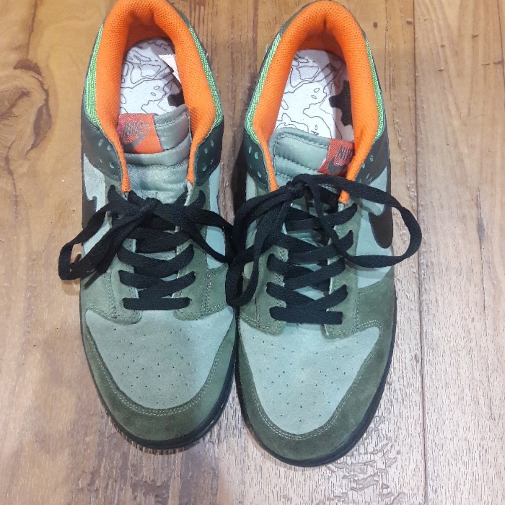 Nike suede three tone sneakers size 10.5